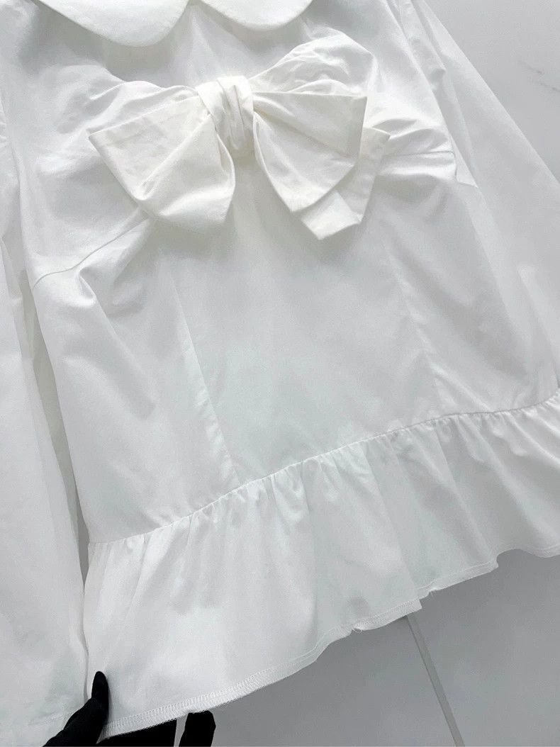 Comme des Garcons Comme des Garcons White Doll Collar Shirt - dmc Size US M / EU 48-50 / 2 - 4 Thumbnail