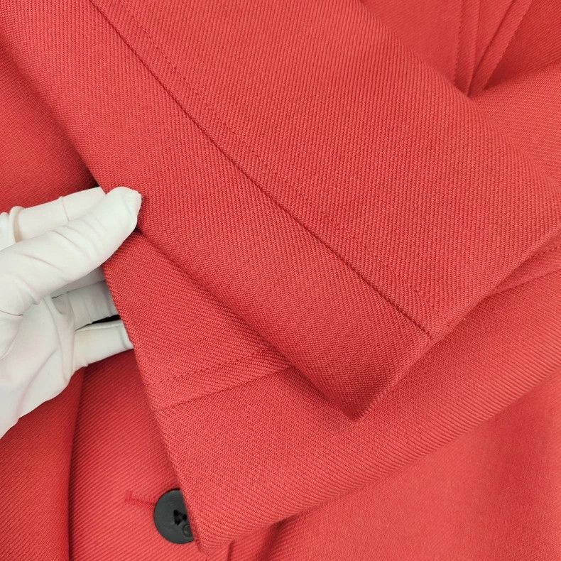 Louis Vuitton Louis Vuitton Red Wool Coat Size 34 - dmc Size XS / US 0-2 / IT 36-38 - 8 Thumbnail
