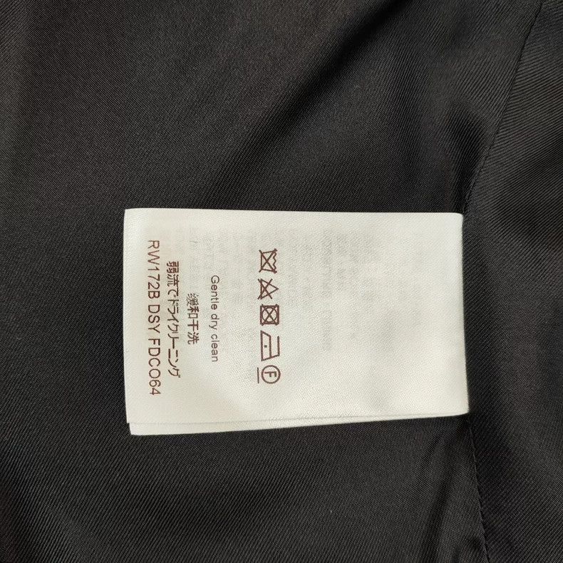 Louis Vuitton LV Wool Long Coat Size 34 Black - dmc Size XS / US 0-2 / IT 36-38 - 4 Thumbnail