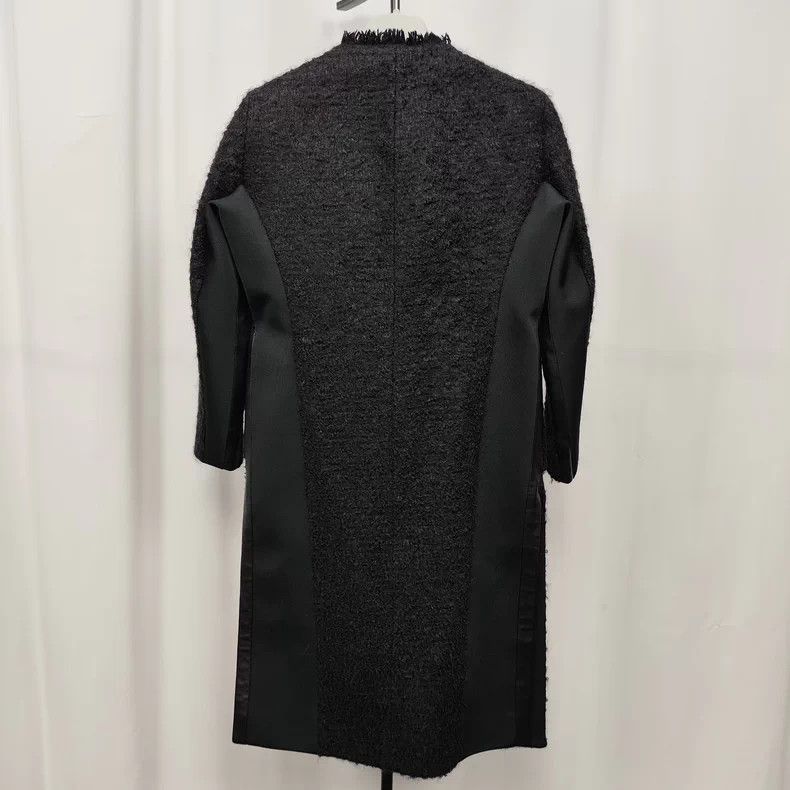 Louis Vuitton LV Wool Long Coat Size 34 Black - dmc Size XS / US 0-2 / IT 36-38 - 2 Thumbnail