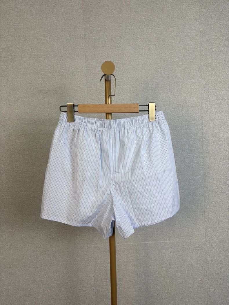 Dior Dior Blue White Striped Shorts - dmc Size US 31 - 2 Thumbnail