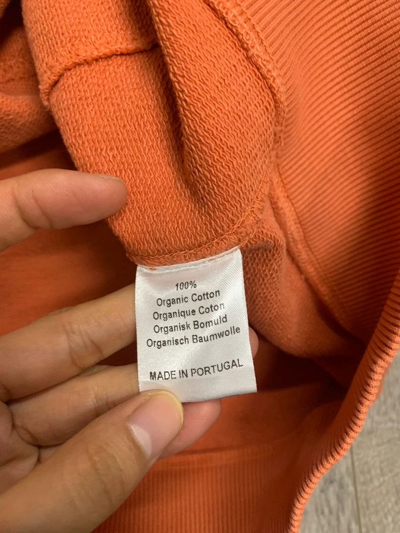 Nigel Cabourn Nigel Cabourn Orange Cotton Hoodie - dmc Size US L / EU 52-54 / 3 - 5 Thumbnail