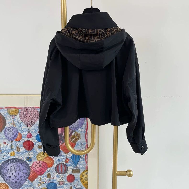 Fendi Fendi Black Jacket Coat Size 38 - dmc Size S / US 4 / IT 40 - 8 Thumbnail