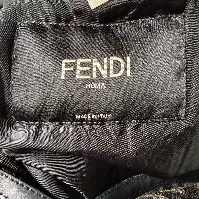 Fendi FENDI Black All-Over Print Jacket - dmc Size US XL / EU 56 / 4 - 4 Thumbnail