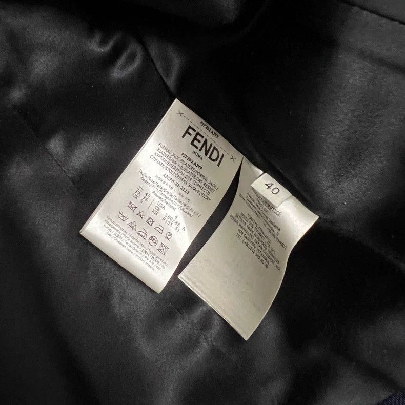 Fendi Fendi Runway Cropped Blazer Jacket - dmc Size M / US 6-8 / IT 42-44 - 5 Thumbnail