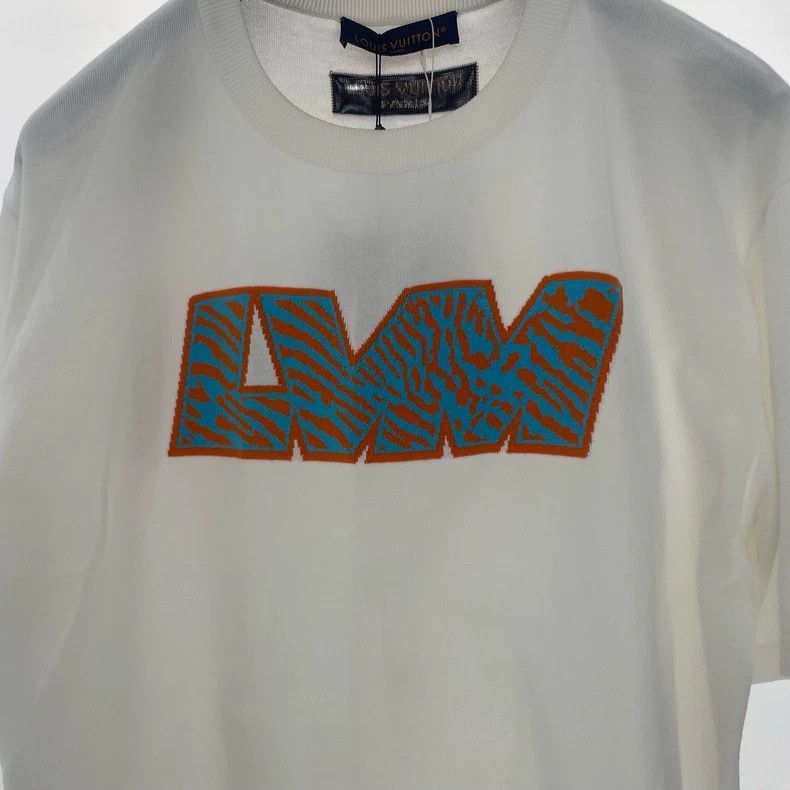Louis Vuitton Louis Vuitton White Intarsia Knit Tee - dmc Size US L / EU 52-54 / 3 - 3 Thumbnail