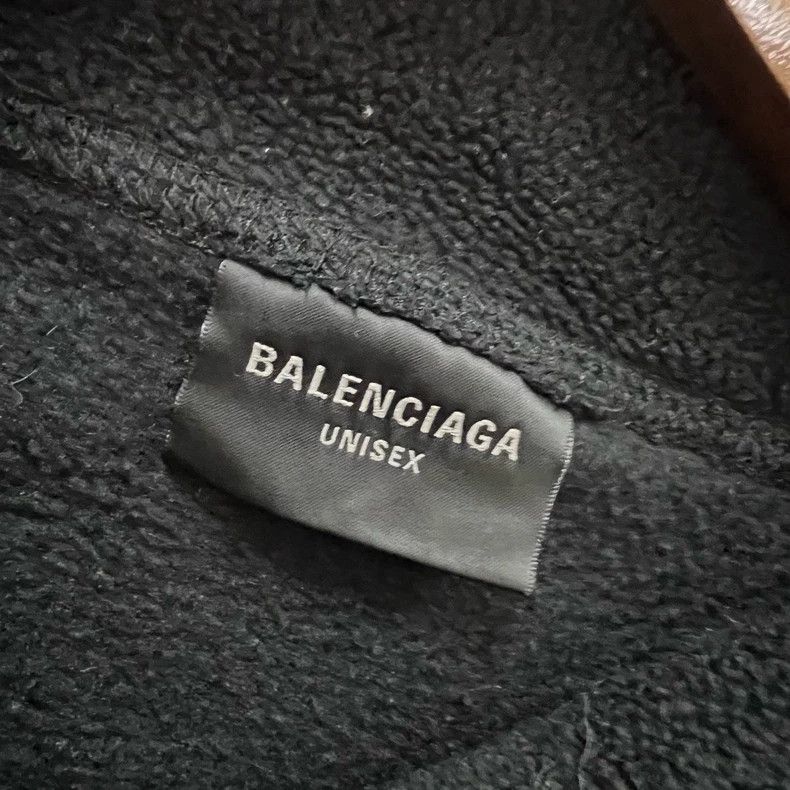 Balenciaga Balenciaga Black Embroidered Logo Sweatshirt - dmc Size US M / EU 48-50 / 2 - 3 Thumbnail
