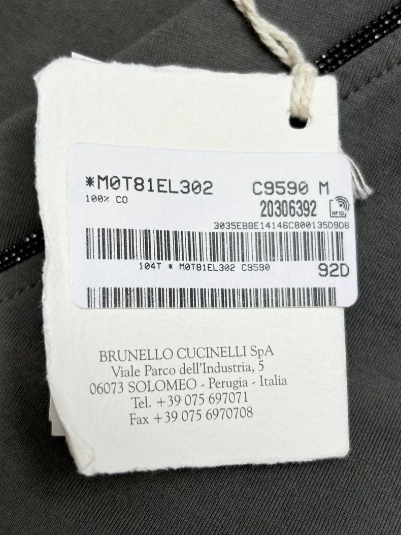 Brunello Cucinelli Brunello Cucinelli Gray V-Neck Tank - dmc Size M / US 6-8 / IT 42-44 - 4 Thumbnail
