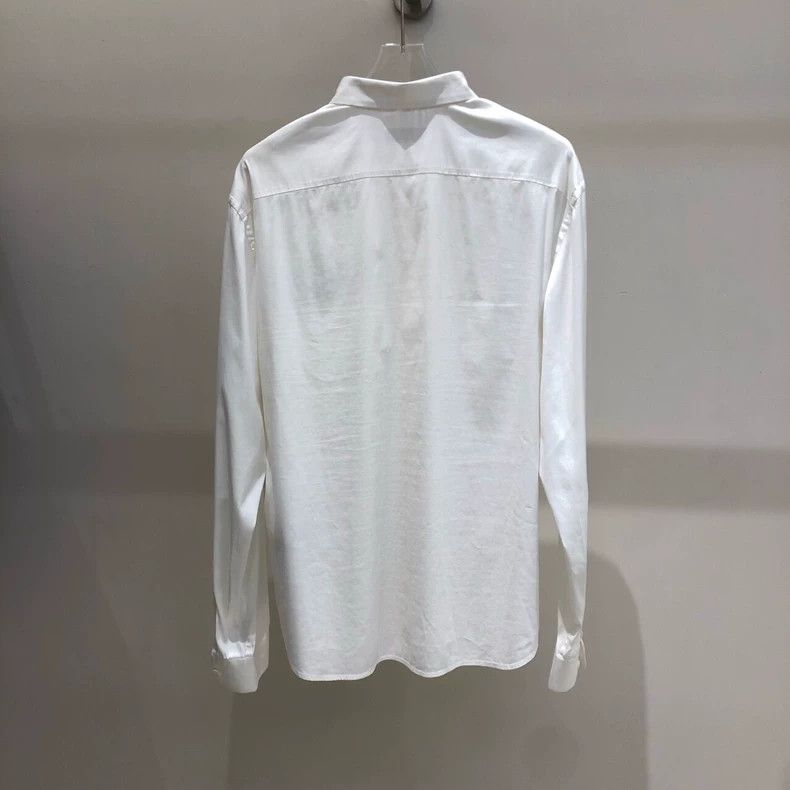 Prada White Pocket Long Sleeve Shirt - dmc