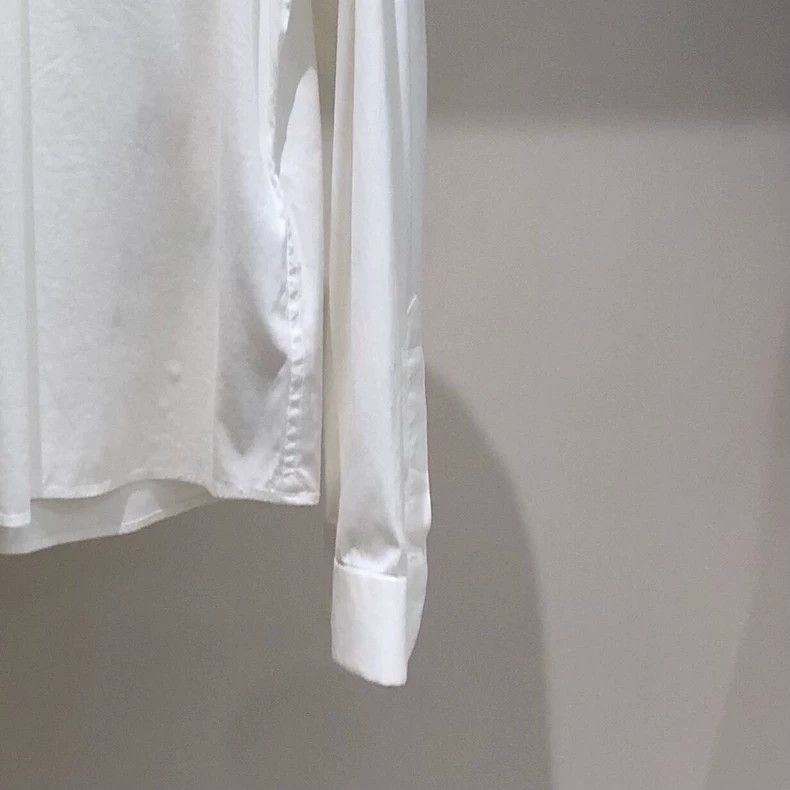 Prada White Pocket Long Sleeve Shirt - dmc