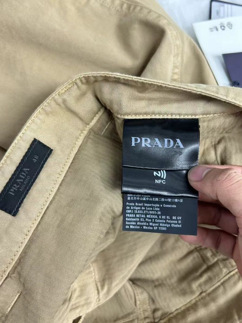 Prada Prada 2025SS Casual Shorts Beige - dmc Size US 31 - 4 Thumbnail