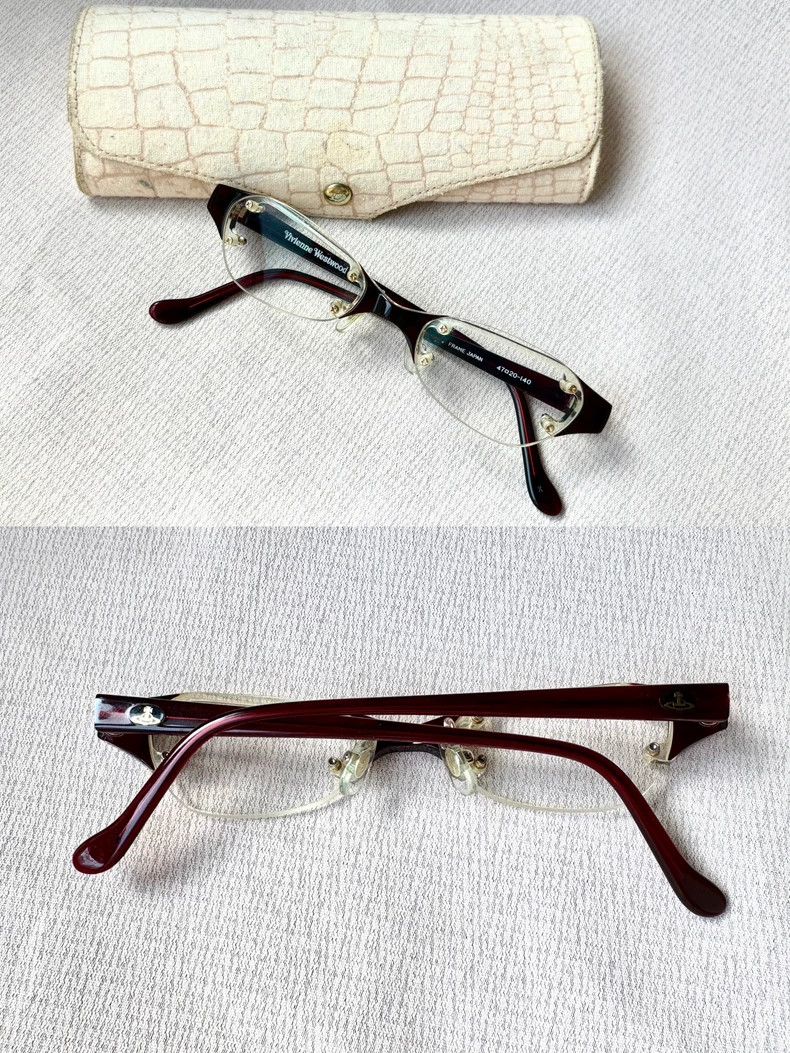 Vivienne Westwood Vivienne Westwood Brown Half-frame Glasses - dmc Size ONE SIZE - 5 Thumbnail
