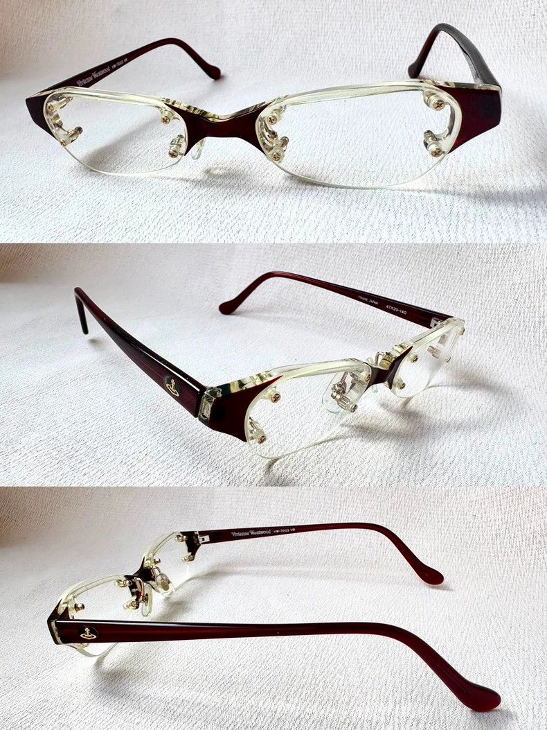 Vivienne Westwood Vivienne Westwood Brown Half-frame Glasses - dmc Size ONE SIZE - 2 Thumbnail