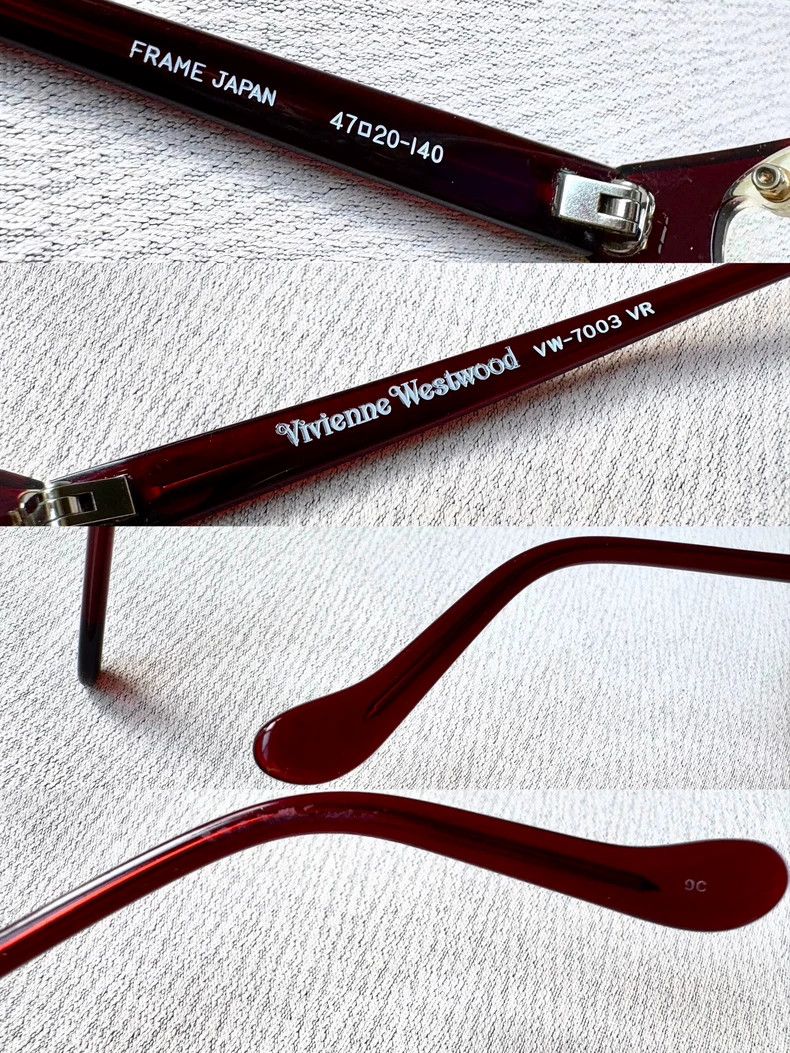 Vivienne Westwood Vivienne Westwood Brown Half-frame Glasses - dmc Size ONE SIZE - 4 Thumbnail