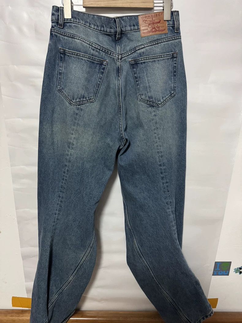 Y/Project Y/Project Blue Denim Banana Pants - dmc Size US 29 - 4 Thumbnail