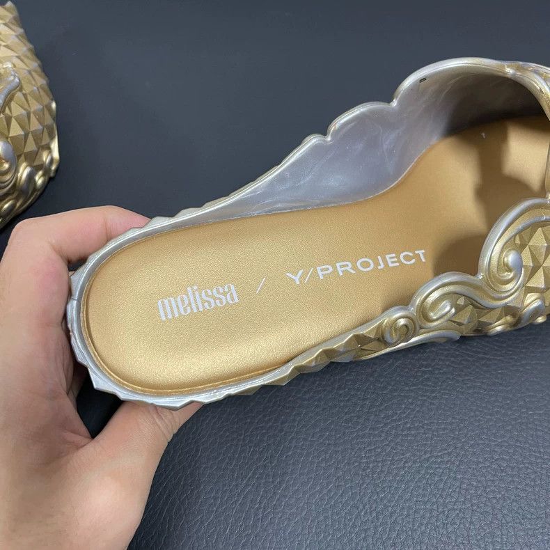 Y/Project Y/Project Melissa Gold Crystal Pointed Shoes - dmc Size US 8 / IT 38 - 5 Thumbnail