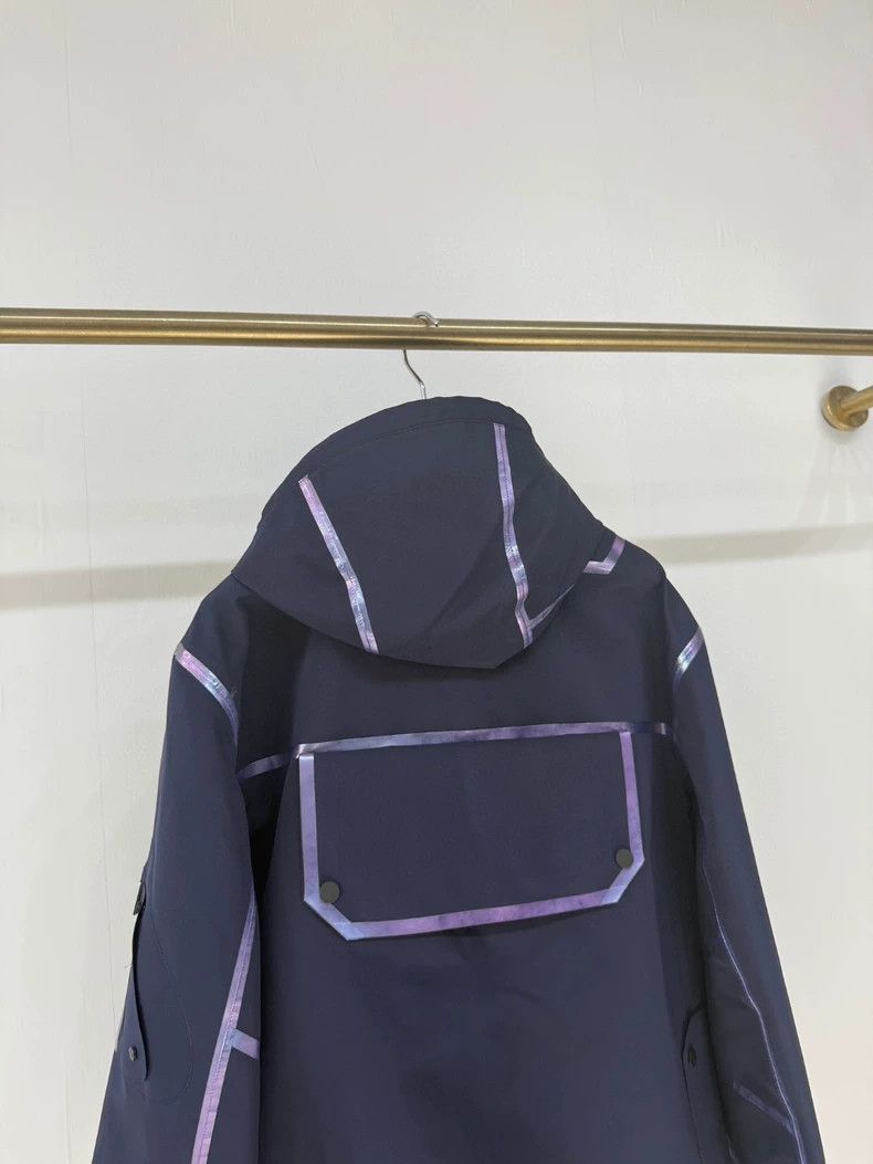 Dior Dior Purple Reflective Stripe Zip Jacket - dmc Size US XL / EU 56 / 4 - 4 Thumbnail