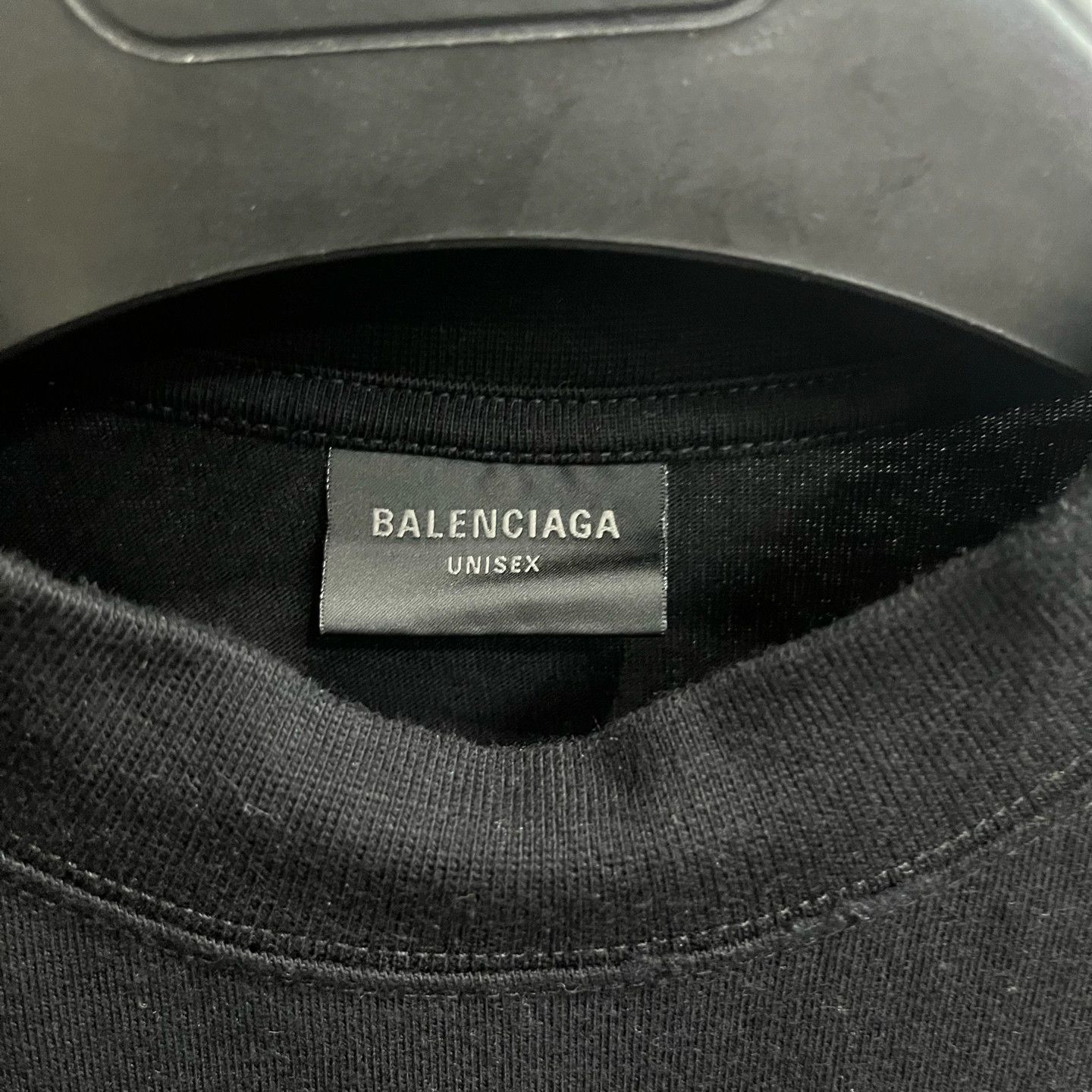 Balenciaga Balenciaga Black Logo Print Short Sleeve T-shirt - dmc Size US XXS / EU 40 - 2 Thumbnail