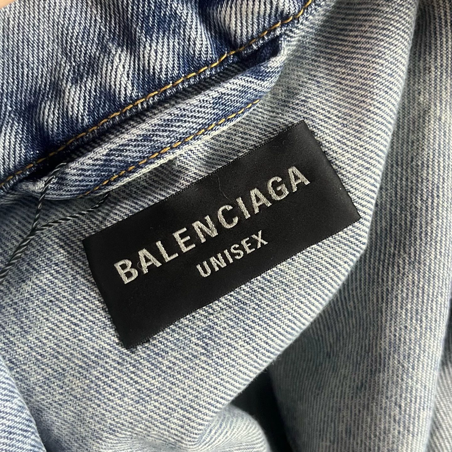 Balenciaga Balenciaga Blue Denim Hooded Jacket - dmc Size US XS / EU 42 / 0 - 5 Thumbnail
