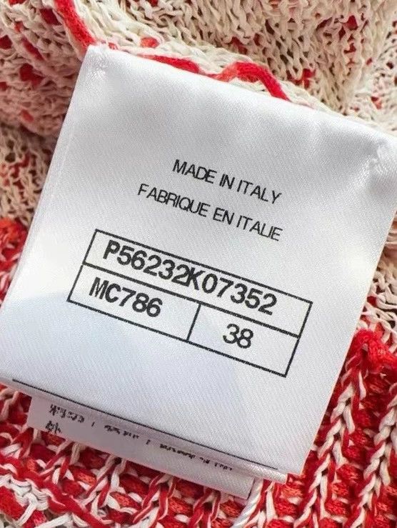 Chanel Chanel 17P Red White Short Sleeve Top - dmc Size US M / EU 48-50 / 2 - 6 Thumbnail