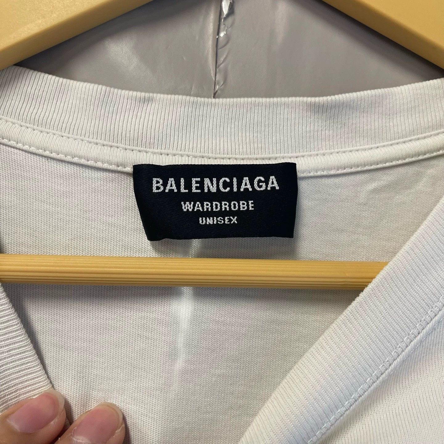 Balenciaga Balenciaga White Mosaic Logo T-shirt - dmc Size US M / EU 48-50 / 2 - 3 Thumbnail