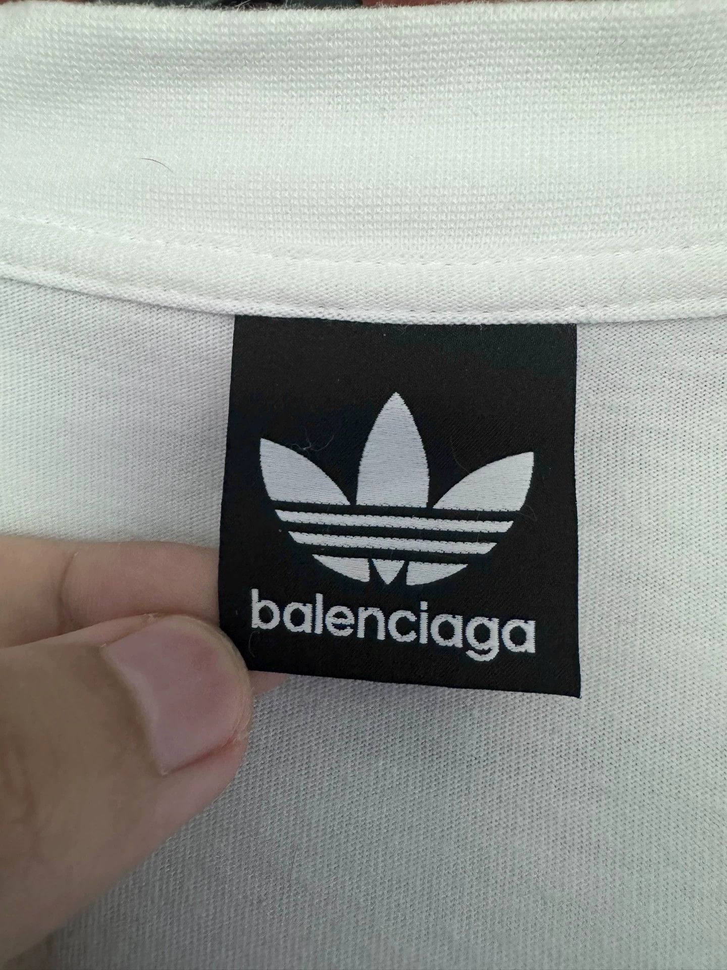 Balenciaga Balenciaga x adidas Logo Embroidered T-shirt - dmc Size US M / EU 48-50 / 2 - 3 Thumbnail