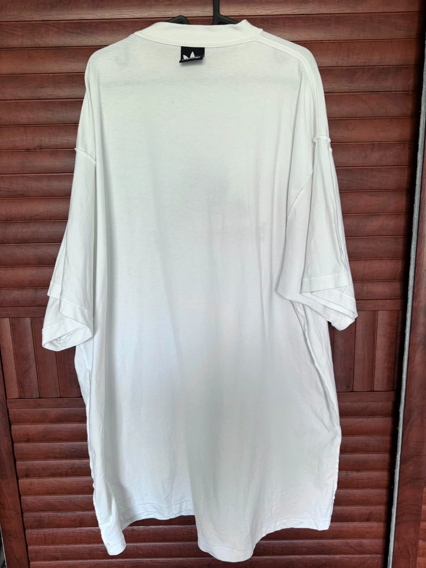Balenciaga Balenciaga x adidas Logo Embroidered T-shirt - dmc Size US M / EU 48-50 / 2 - 2 Thumbnail