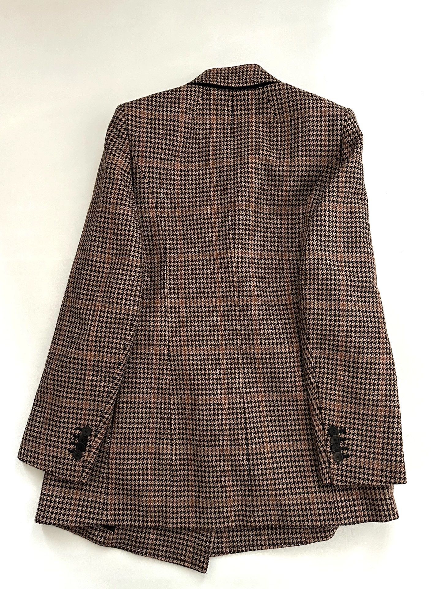 Balenciaga Balenciaga Classic Plaid Brown Coat - dmc Size US S / EU 44-46 / 1 - 3 Thumbnail