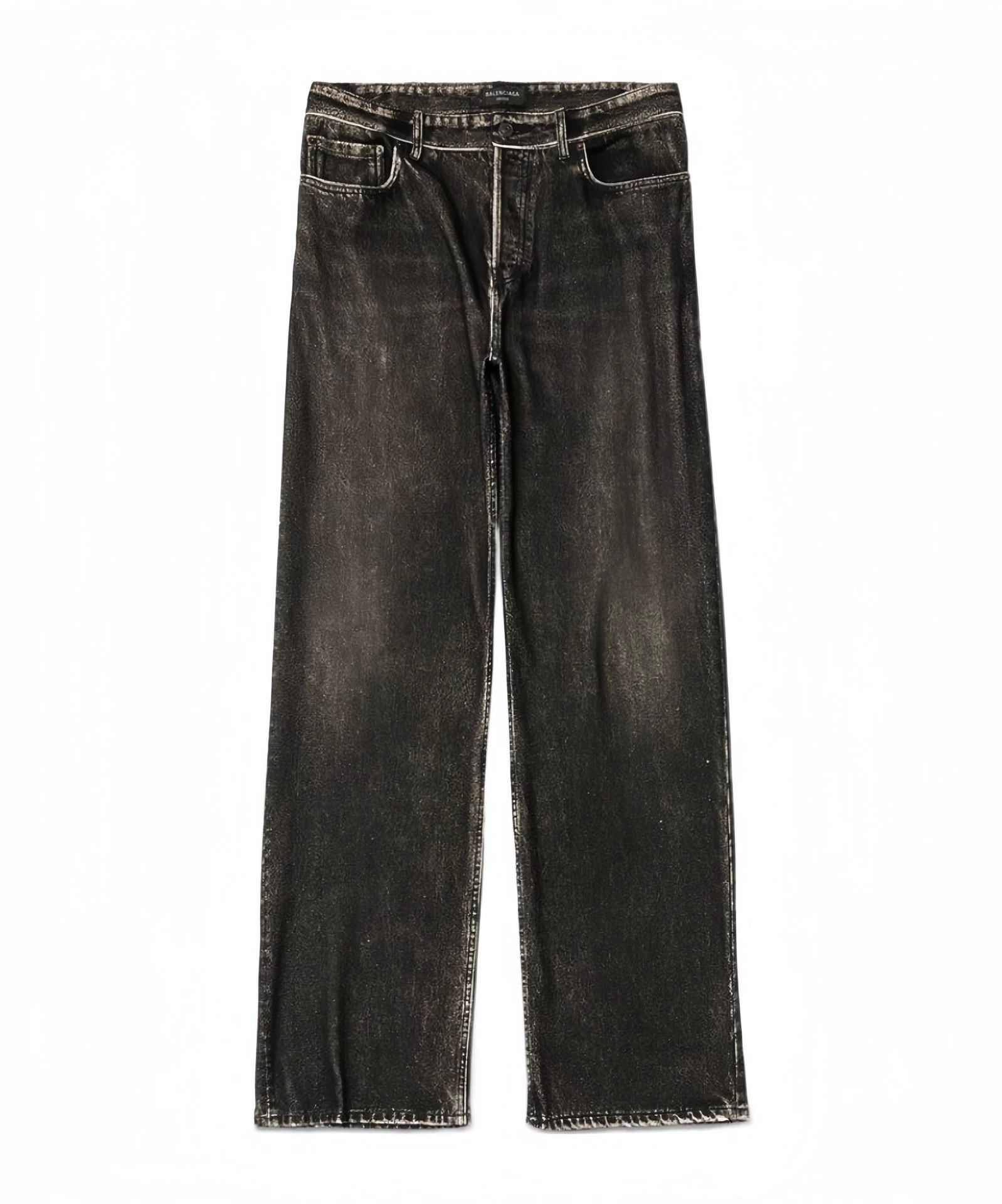 Balenciaga Balenciaga Trompe L'oeil Print Jeans - dmc Size US 38 / EU 54 - 6 Thumbnail