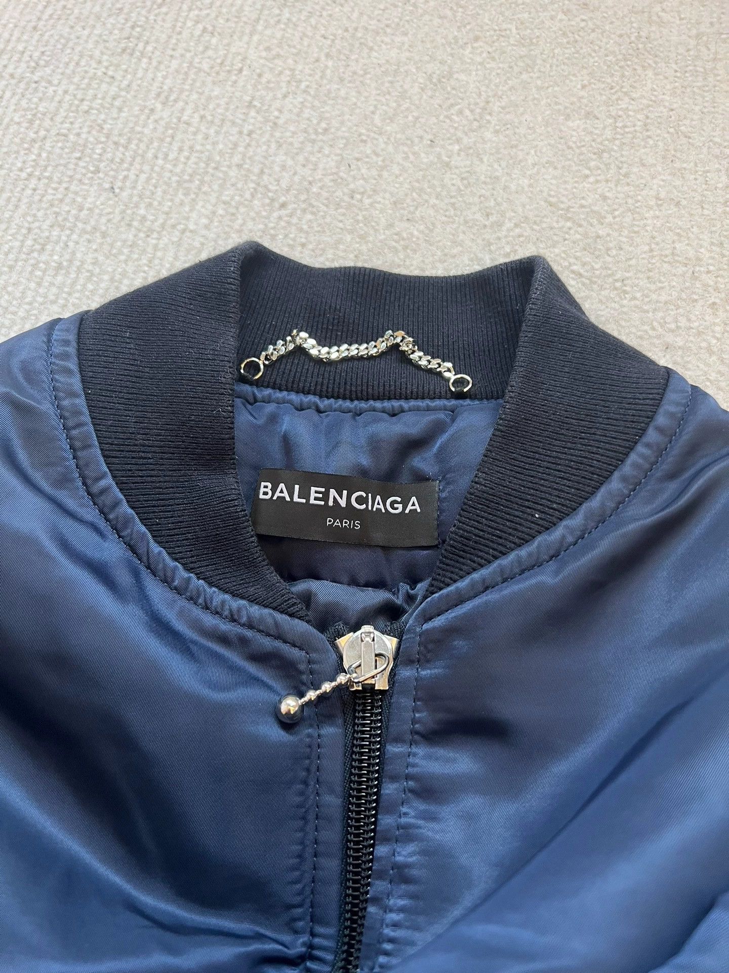 Balenciaga Balenciaga Wave Embroidery Bomber Jacket - dmc Size US M / EU 48-50 / 2 - 3 Thumbnail