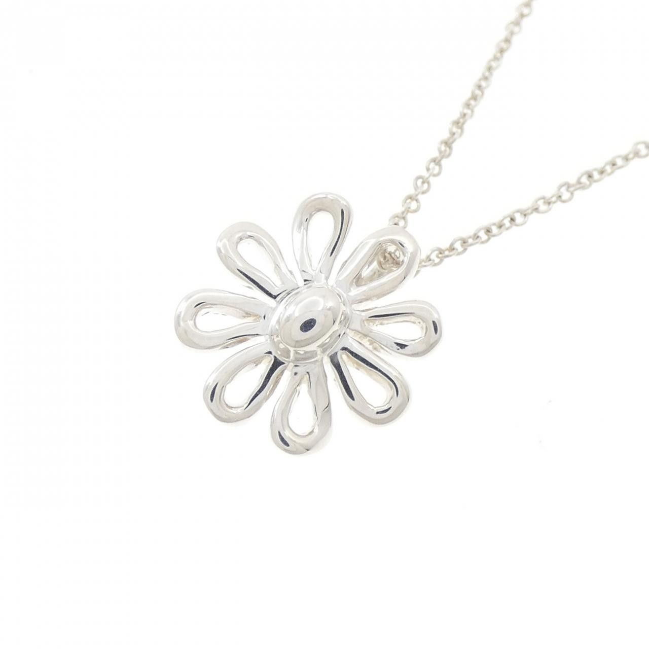 Tiffany & Co. Tiffany & Co. Tiffany Daisy 925 Silver Necklace Metal Necklace DUTY FREE for USA Size ONE SIZE - 3 Thumbnail