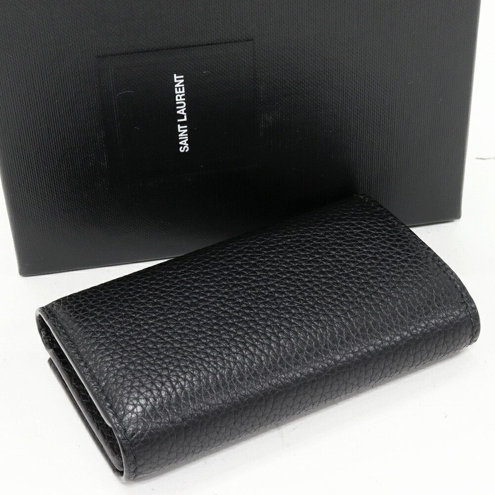 Yves Saint Laurent Yves Saint Laurent Saint Laurent Paris Cassandra Shadow Calf Key Case Leather Key case TGN687099 1021 DUTY FREE for USA Size ONE SIZE - 2 Thumbnail