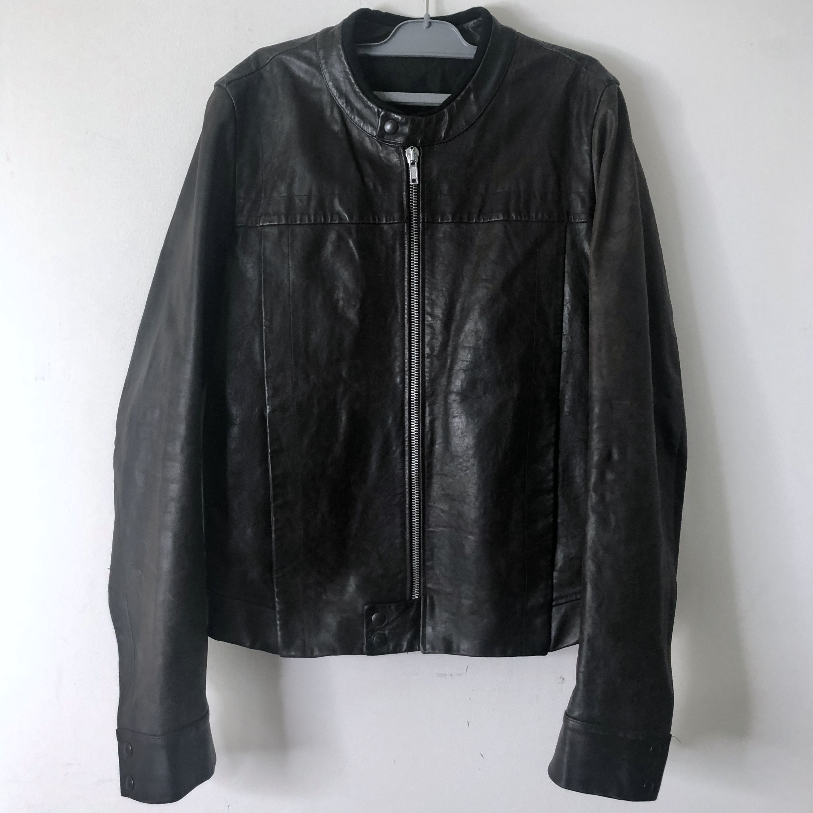 Rick owens horse leather jacket deals