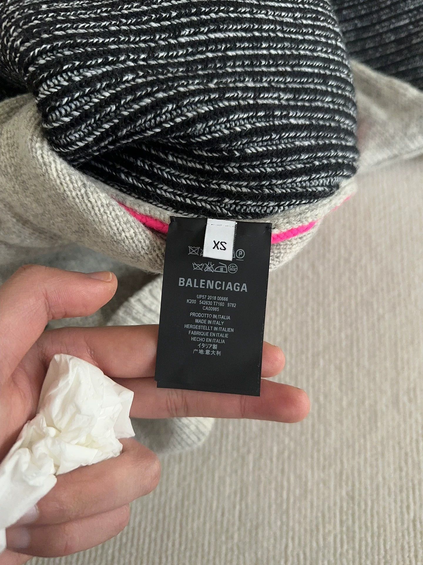 Balenciaga Balenciaga 18FW Layered Knit Sweater - dmc Size US XS / EU 42 / 0 - 2 Thumbnail