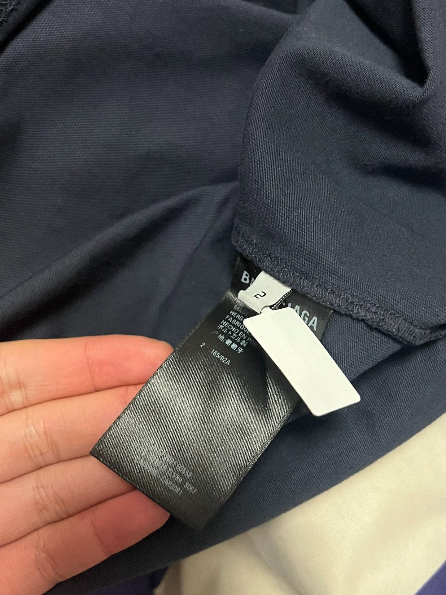 Balenciaga Balenciaga Washed Distressed Logo Sweatshirt - dmc Size US M / EU 48-50 / 2 - 7 Thumbnail