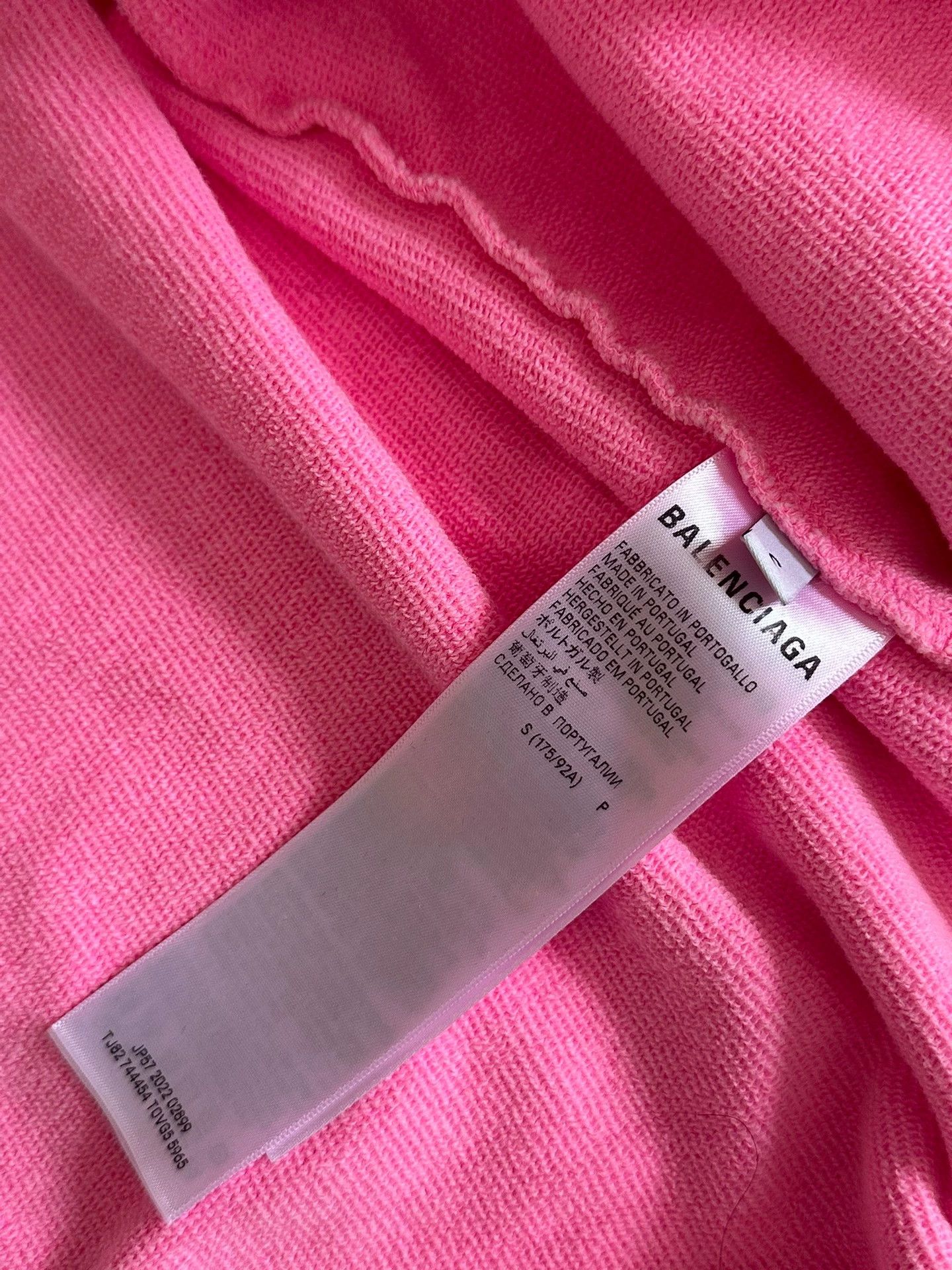 Balenciaga Balenciaga 23SS Pink Zip-Up Sweatshirt Jacket - dmc Size US S / EU 44-46 / 1 - 4 Thumbnail