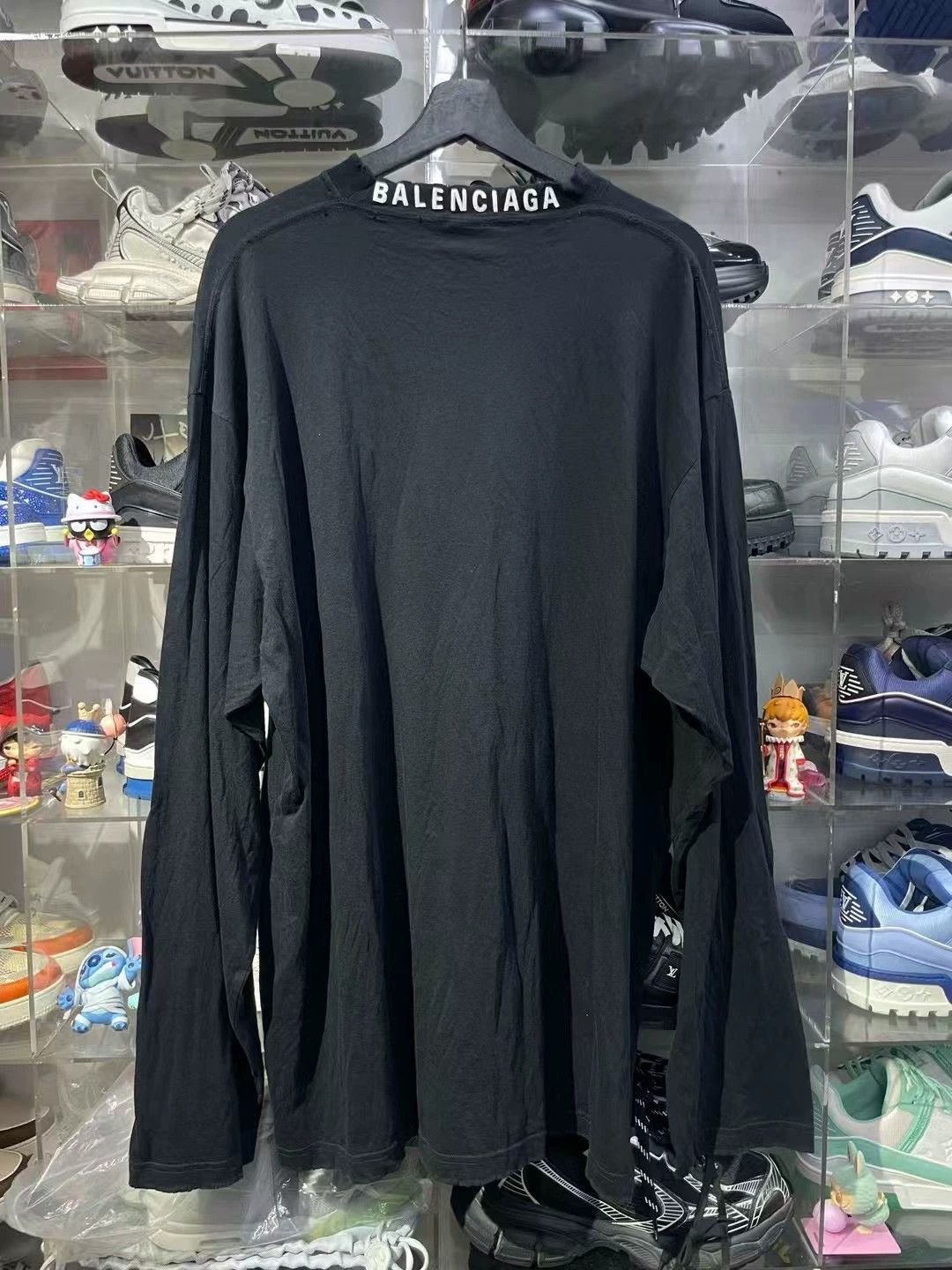 Balenciaga Balenciaga Black Oversize Short Sleeve T-shirt - dmc Size US L / EU 52-54 / 3 - 5 Thumbnail