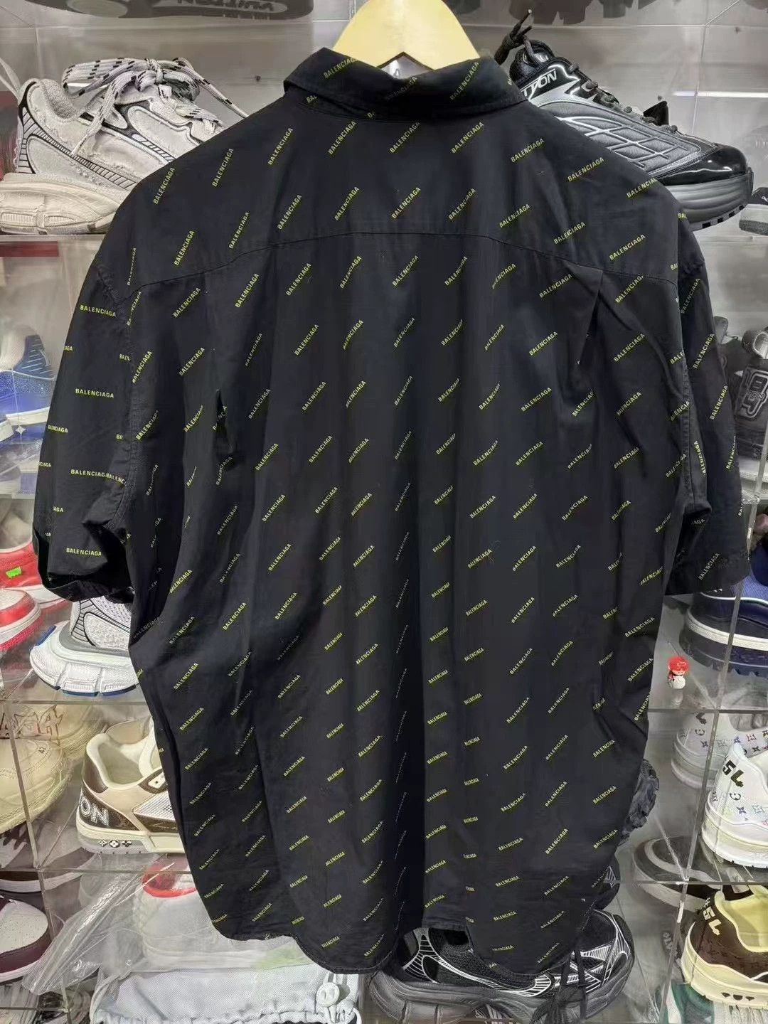 Balenciaga Balenciaga Logo Print Short Sleeve Shirt - dmc Size US S / EU 44-46 / 1 - 2 Thumbnail