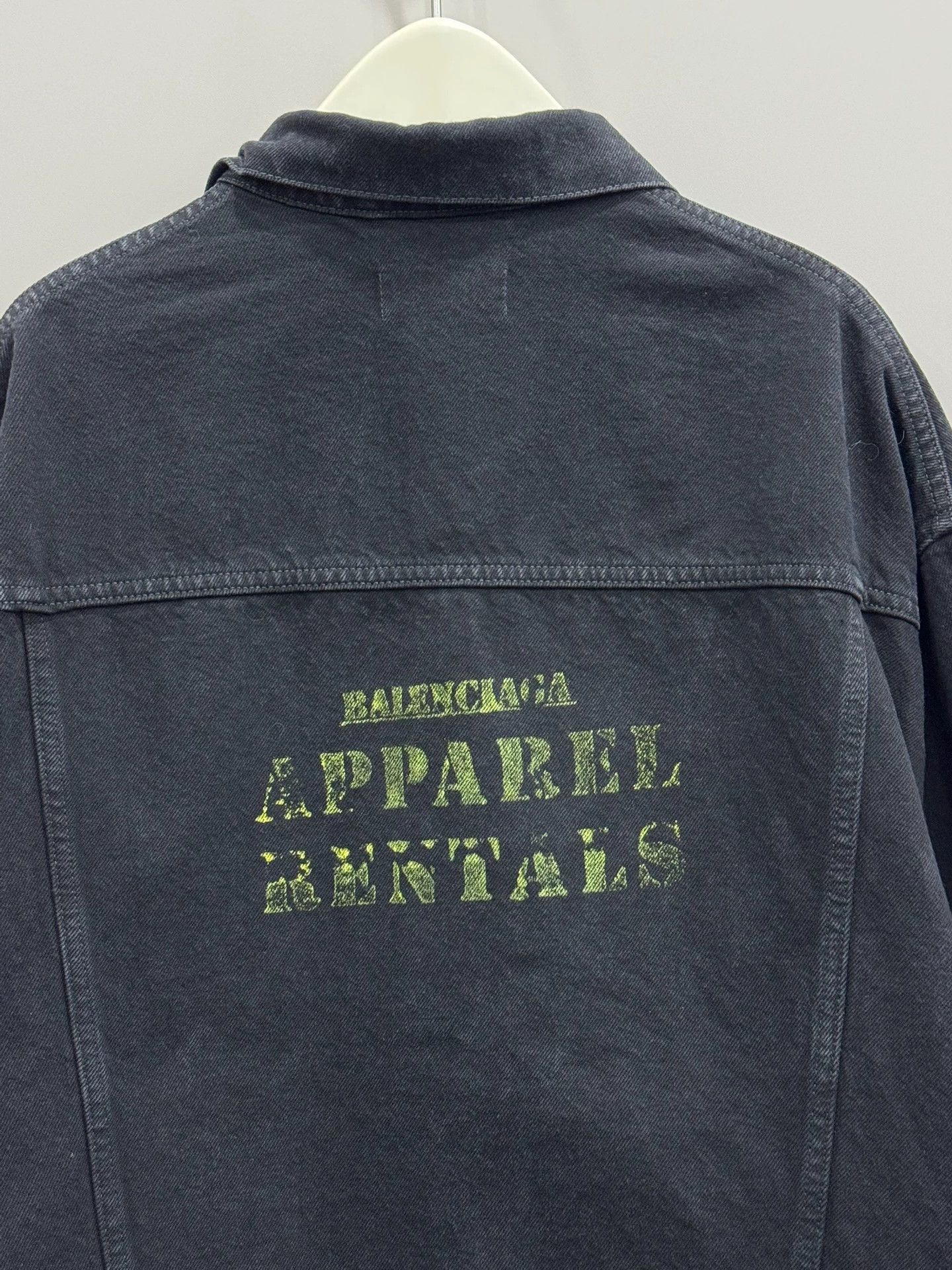 Balenciaga Balenciaga Black Denim Jacket XS - dmc Size US XS / EU 42 / 0 - 5 Thumbnail