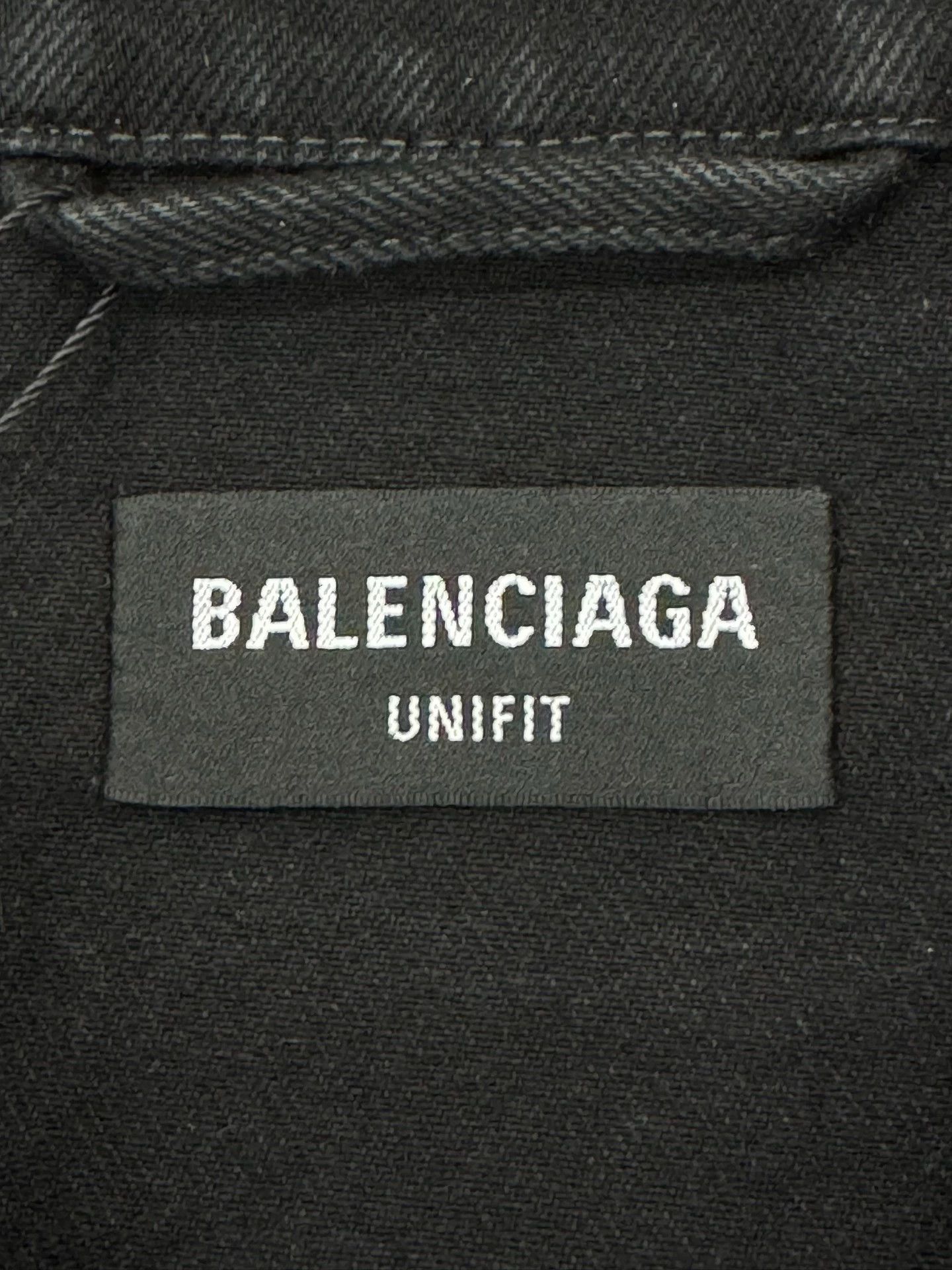 Balenciaga Balenciaga Black Denim Jacket XS - dmc Size US XS / EU 42 / 0 - 6 Thumbnail
