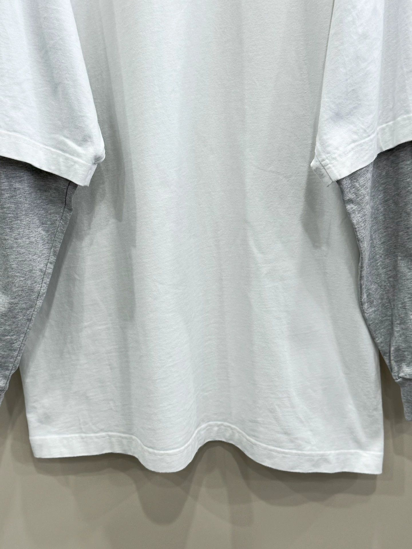 Balenciaga Balenciaga WFP collaborative two-in-one long-sleeve Tee - dmc Size US S / EU 44-46 / 1 - 6 Thumbnail