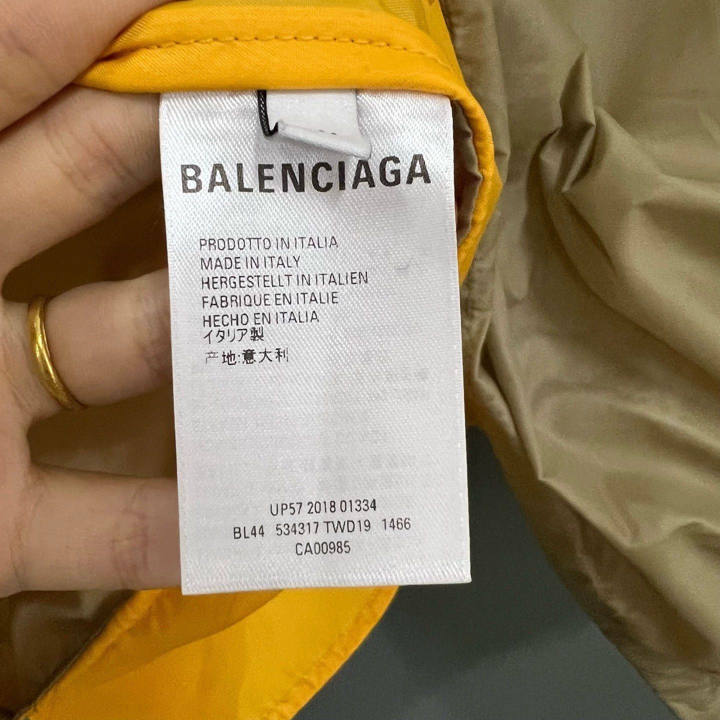 Balenciaga Balenciaga Paneled Logo Print Jacket - dmc Size US S / EU 44-46 / 1 - 3 Thumbnail