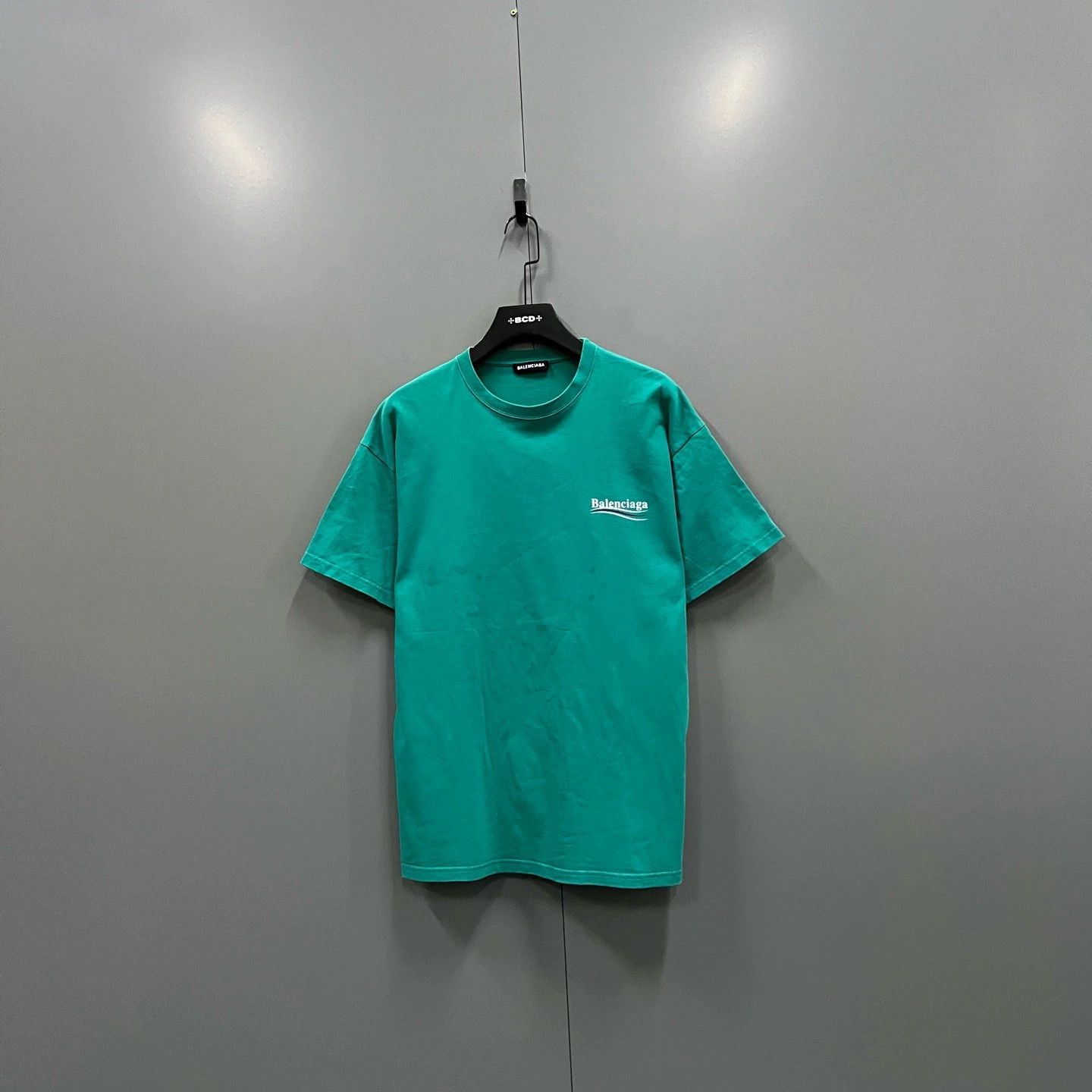 Balenciaga Balenciaga Green Coke Short Sleeve Tee - dmc Size US M / EU 48-50 / 2 - 2 Thumbnail
