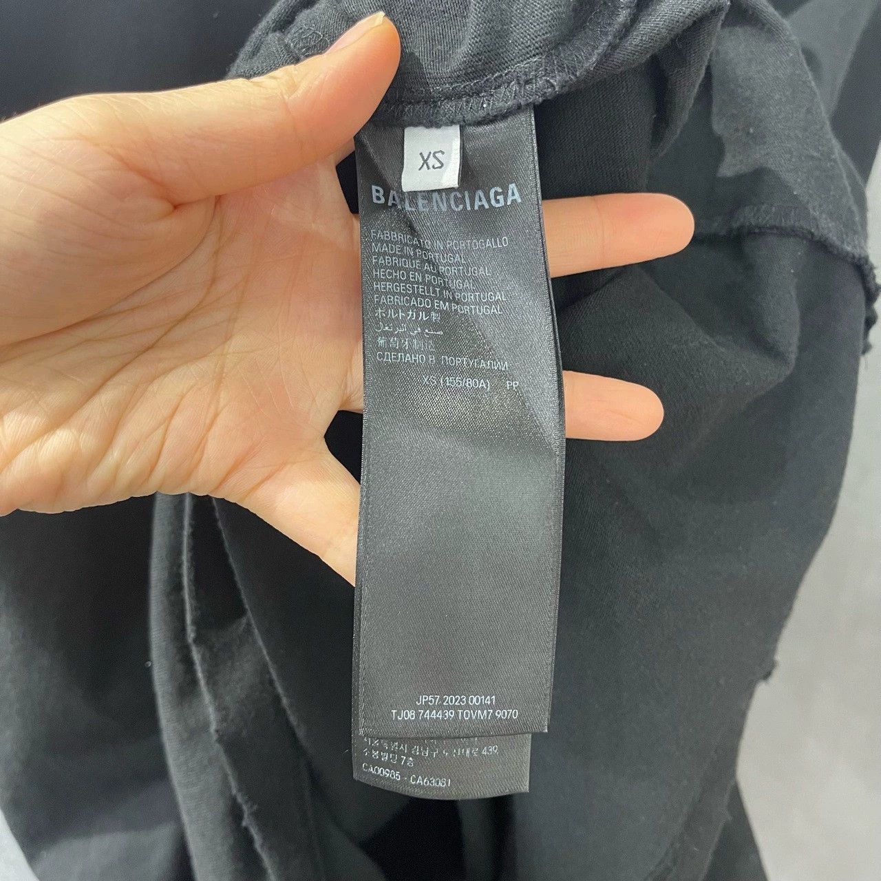 Balenciaga Balenciaga Solid Embroidered Loose T-Shirt - dmc Size US XS / EU 42 / 0 - 4 Thumbnail