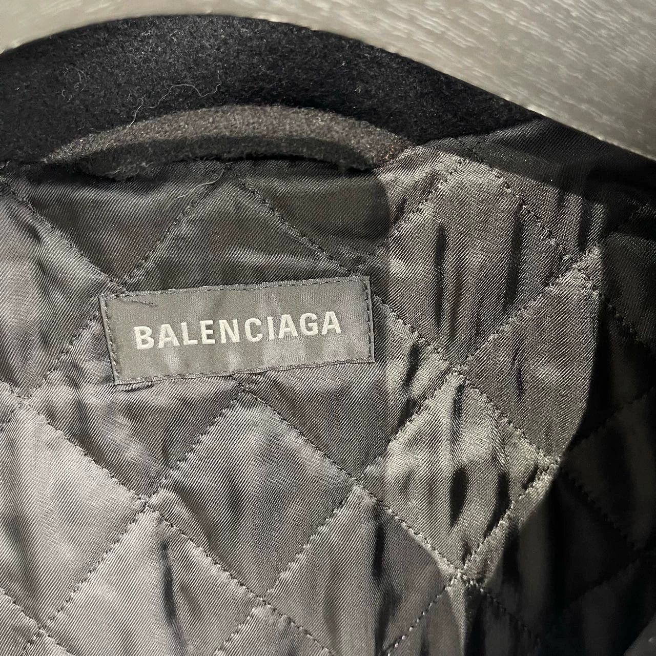Balenciaga Balenciaga Big Logo Cashmere Jacket - dmc Size US S / EU 44-46 / 1 - 3 Thumbnail