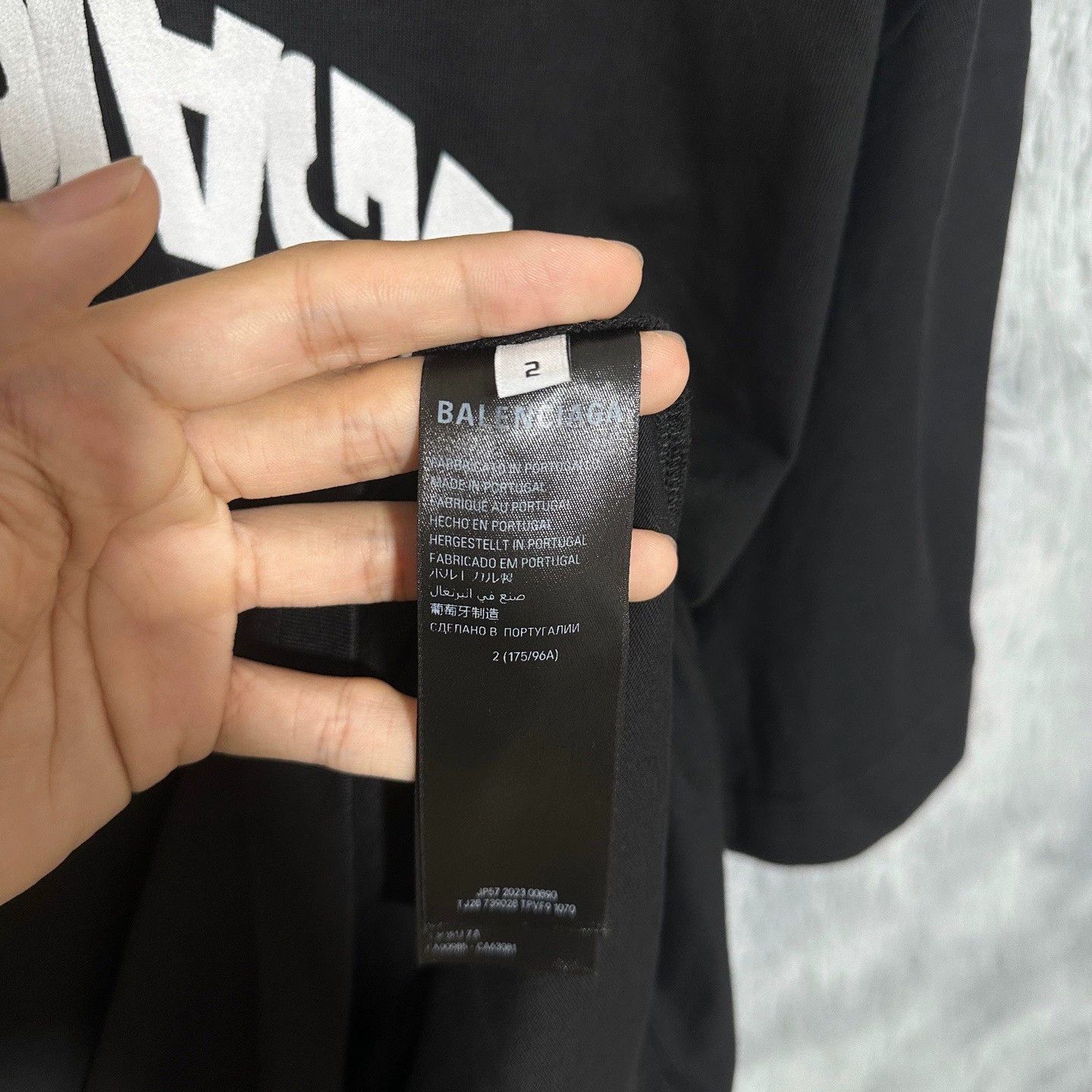 Balenciaga Balenciaga Embroidered Reverse Logo Tee - dmc Size US M / EU 48-50 / 2 - 5 Thumbnail