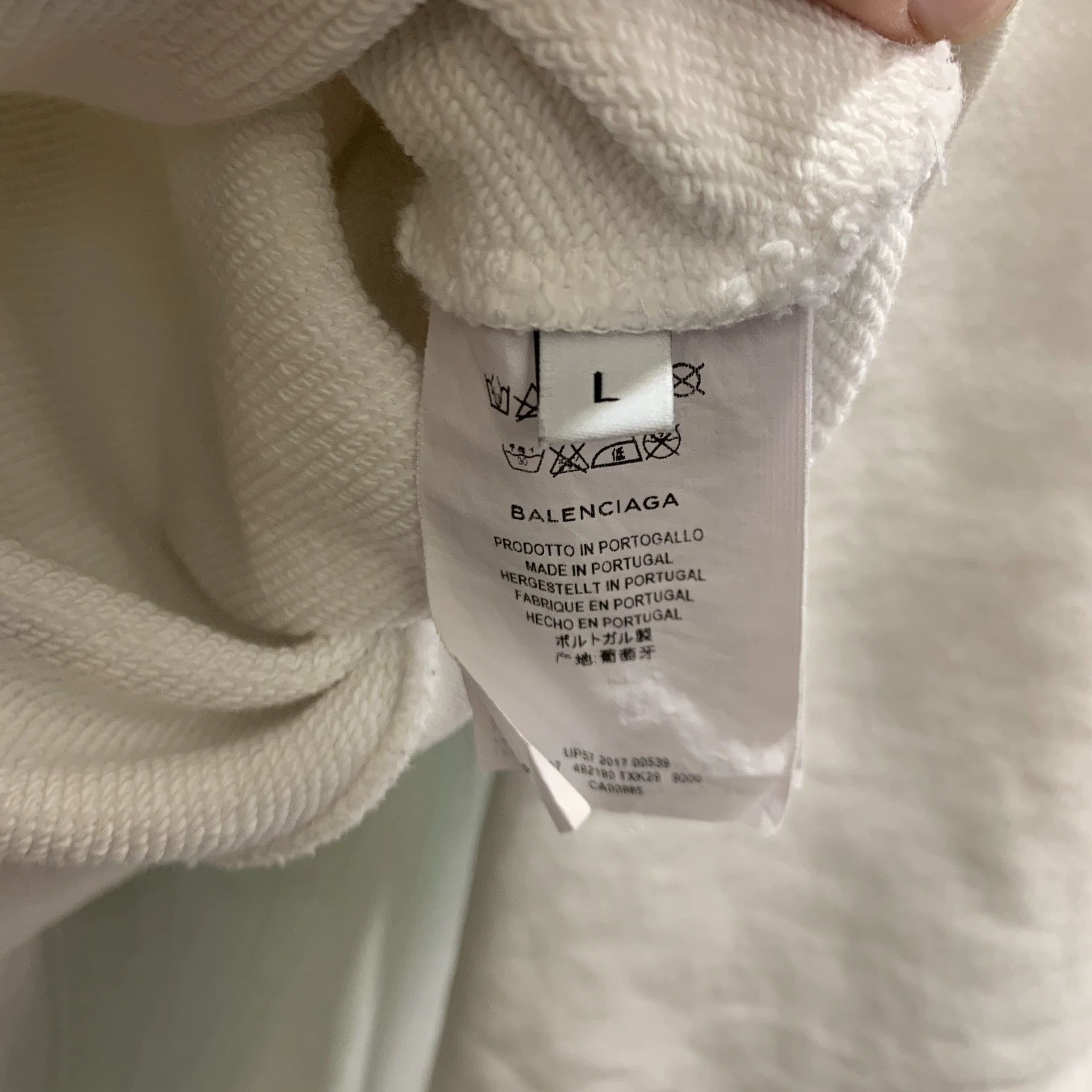 Balenciaga Balenciaga Pullover Hoodie L - dmc Size US L / EU 52-54 / 3 - 6 Thumbnail