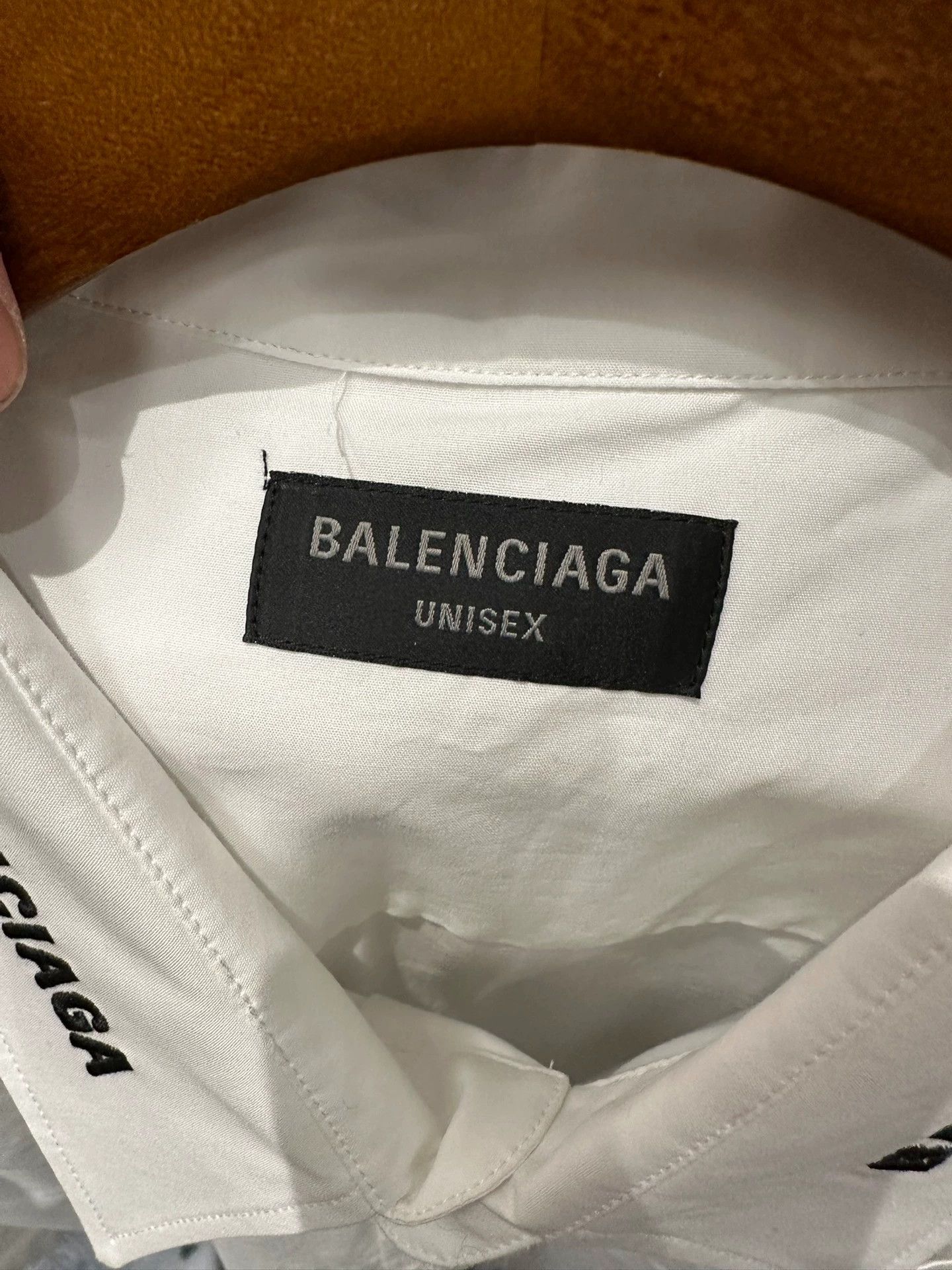 Balenciaga Balenciaga SS24 Oversized Logo Shirt - dmc Size US XS / EU 42 / 0 - 4 Thumbnail