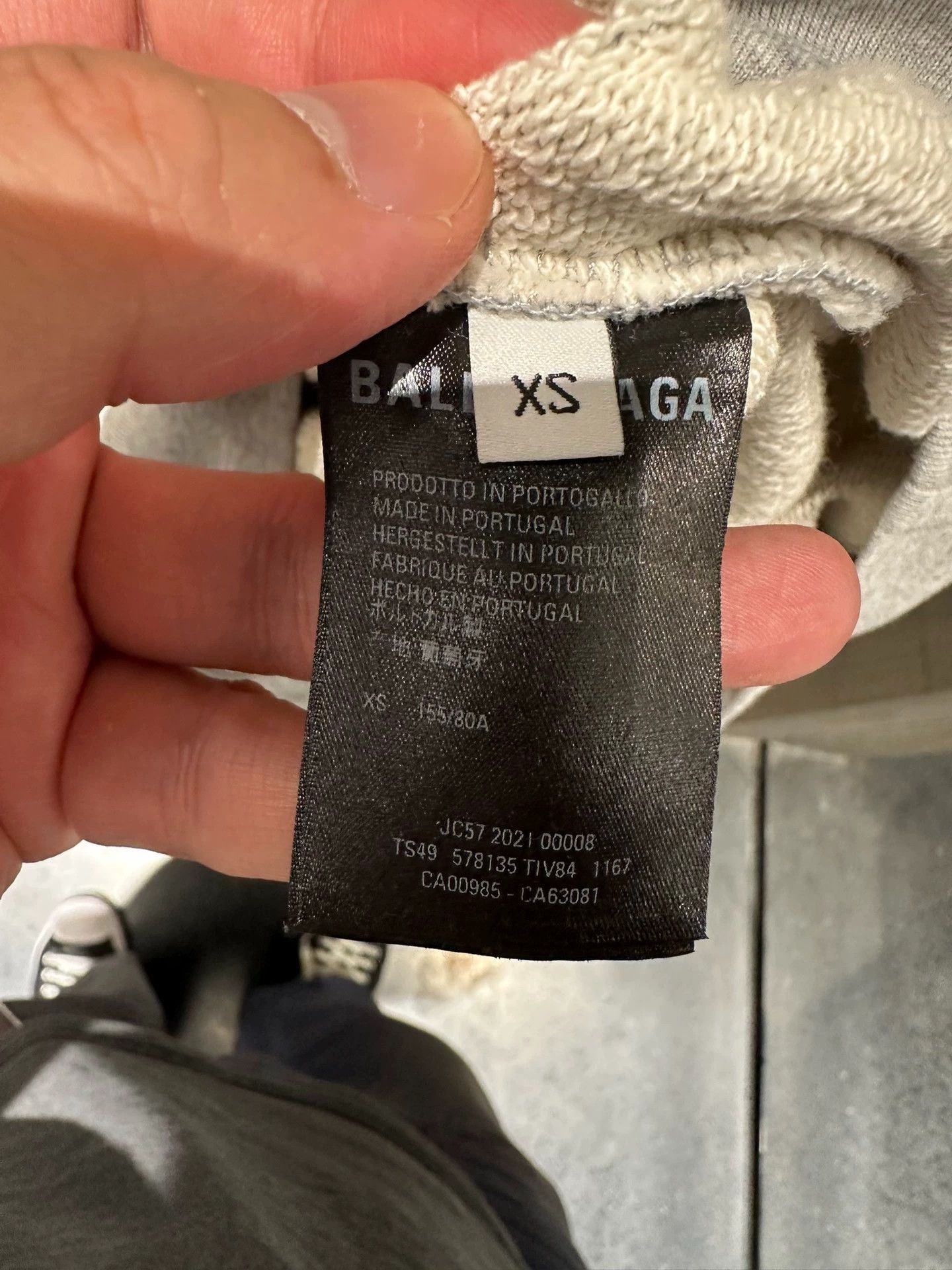 Balenciaga Balenciaga Gray Front Back Print Hoodie - dmc Size US XS / EU 42 / 0 - 6 Thumbnail