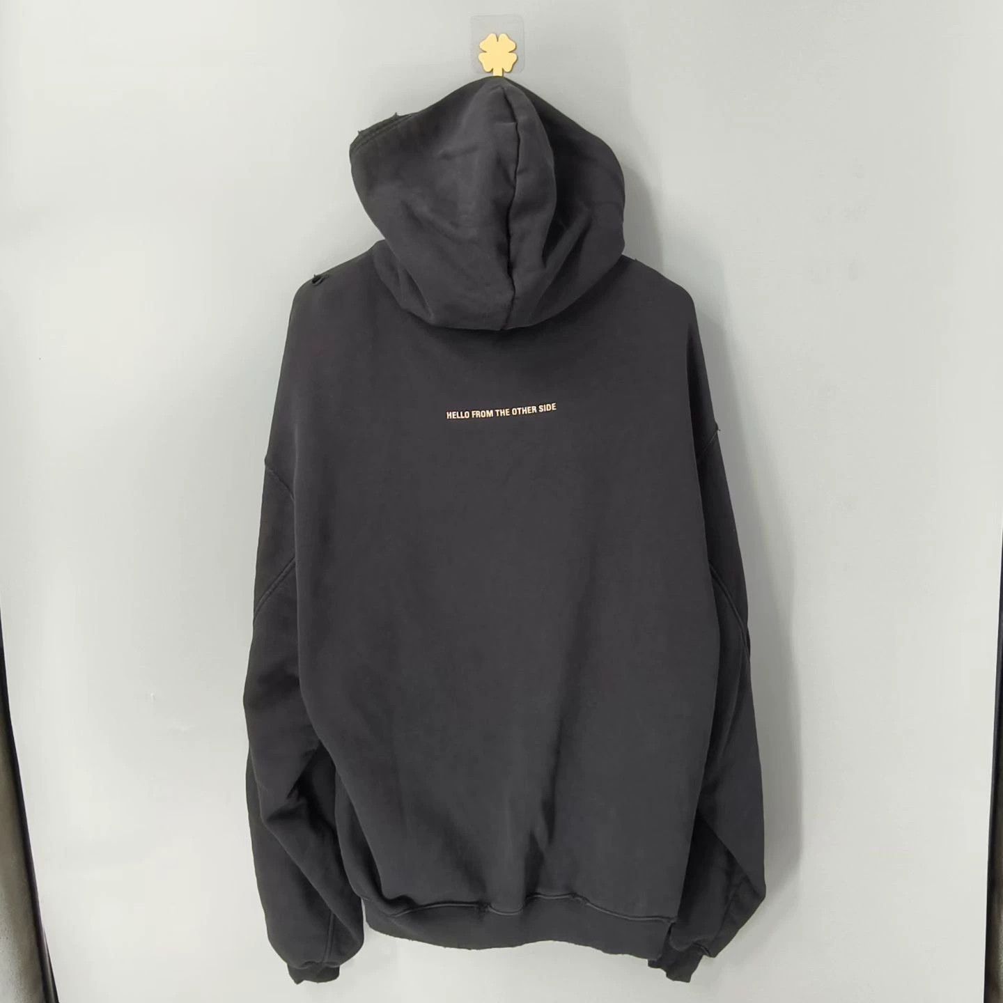 Balenciaga Balenciaga Black Alien Print Hoodie - dmc Size US S / EU 44-46 / 1 - 2 Thumbnail